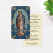 Spanische Jungfrau Mary Holly Religious Prayer Car (Schreibtisch)