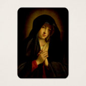 Spanische Jungfrau Mary Prayer Memorare Heilige Ka (Vorderseite)