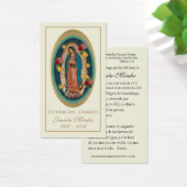 Spanische Jungfrau Mary Rose Beerdigungskarte (Schreibtisch)