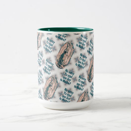 Spanische Jungfrau von Guadalupe Jungfrau Mary Sep Zweifarbige Tasse (Mittel)