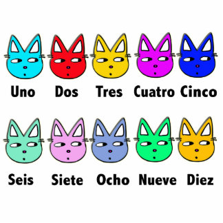 Spanische Katzen Fotoskulptur Ornament