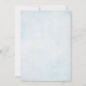 Spanische Kinderdusche Einladung mit Angel Wings (Rückseite)