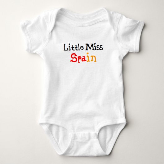 Spanische Kleinigkeit Baby Strampler (Vorderseite)