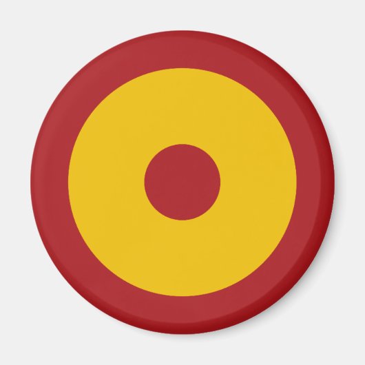 Spanische Kokarde, Spanish Roundel, Magnet (Vorne)