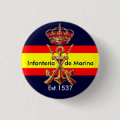Spanische königliche Marinesoldaten Button (Vorderseite)