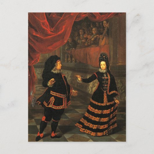 Spanische Kostüme Postkarte (Vorderseite)