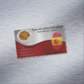 Spanische Küche Magnetische Visitenkarte (Beispiel)