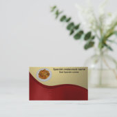 Spanische Küche Visitenkarte (Stehend Vorderseite)