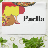 Spanische Küchentuch Paella (Gefaltet)