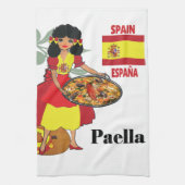 Spanische Küchentuch Paella (Vertikal)
