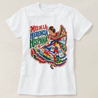 Spanische Kultur Folkloretanz-Feier Spaß T-Shirt