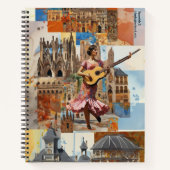 Spanische Kultursammlung Notizblock (Vorderseite)