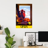 Spanische Kunst Spanien Reiseplakat Prin Poster (Heimbüro)