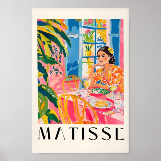 Spanische Kunstdruckerei, Frau von Henri Matisse,  Poster (Vorne)