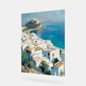 Spanische Küstenstadt  Acrylschild (Winkel)