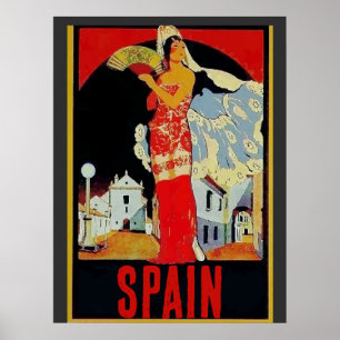 Spanische Ladys, Text hinzufügen Poster
