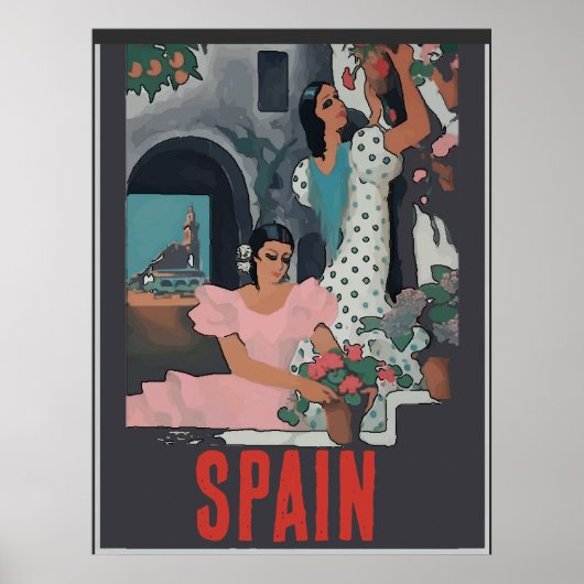 Spanische Ladys, Text hinzufügen Poster (Vorne)