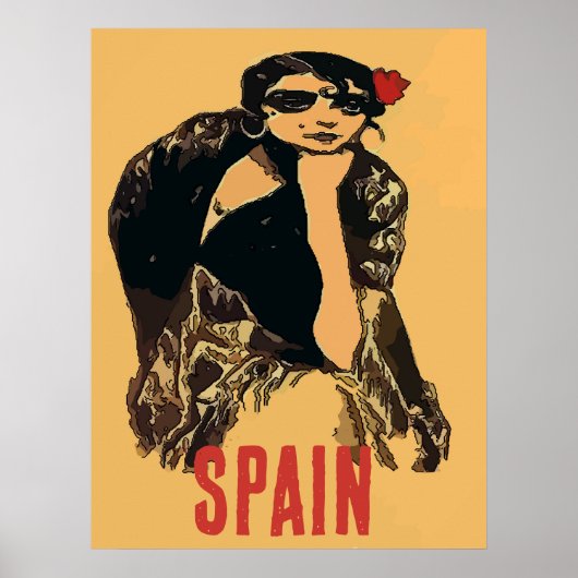 Spanische Ladys, Text hinzufügen Poster (Vorne)