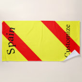 Spanische Landesflagge Thunder_Cove Strandtuch (Vorderseite)