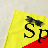 Spanische Landesflagge Thunder_Cove Strandtuch (Beispiel)