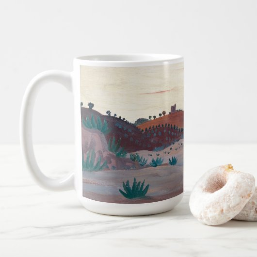 Spanische Landschaft | James Dickson Innes Kaffeetasse (Mit Donut)