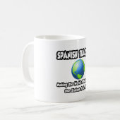 Spanische Lehrer...Welt ein besserer Ort Kaffeetasse (Vorderseite Links)