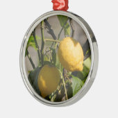 Spanische Lemon Graphics Ornament Aus Metall (Links)