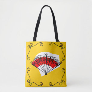 Spanische Lüfterecken sind überall in der Tasche z