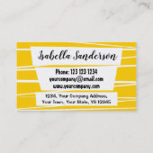 Spanische Lüfterkarte Visitenkarte (Rückseite)