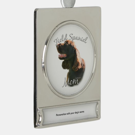 Spanische Mama 2 Banner-Ornament Silber (Rechts)