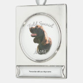 Spanische Mama 2 Banner-Ornament Silber (Links)