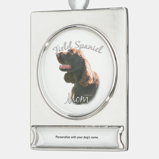 Spanische Mama 2 Banner-Ornament Silber (Links)