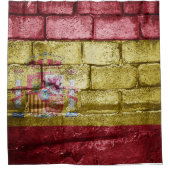 Spanische Mauer Duschvorhang (Vorderseite)