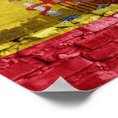 Spanische Mauer Poster (Ecke)