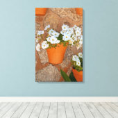 Spanische Mauer umhüllte Canvas Leinwanddruck (Insitu (Holzboden))