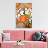 Spanische Mauer umhüllte Canvas Leinwanddruck (Insitu (Wohnzimmer))