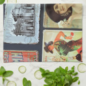 Spanische Metallplakette Küchentuch (Gefaltet)