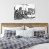 Spanische Mission der Alamo Leinwanddruck (Insitu (Schlafzimmer))