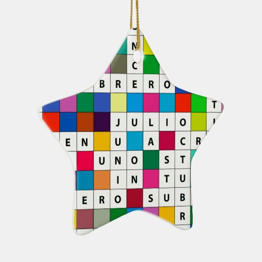 Spanische Monate Keramik Ornament (Rechts)