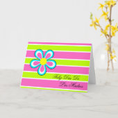 Spanische Muttertagskarte - Blume Karte (Gelbe Blume)