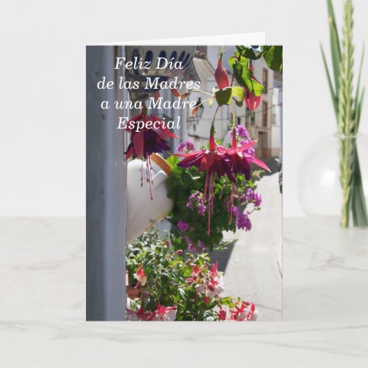 Spanische Muttertagskarte Karte (Vorderseite)