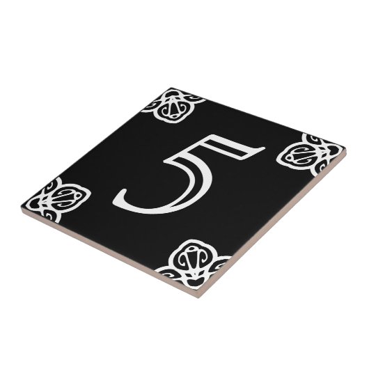 Spanische Nummer Fliese (Seite)