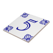 Spanische Nummer Fliese (Seite)