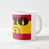 Spanische Onkel: Tio Numero Uno Jumbo-Tasse (Vorderseite Rechts)