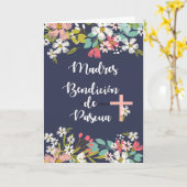 Spanische Osternsegnung mit Blume Karte (Gelbe Blume)