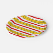 Spanische Papierplatte Pappteller (Schrägansicht)