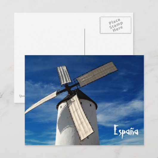 Spanische Postkarte (Vorne/Hinten)