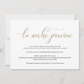 Spanische Probe Einladung (Vorderseite)