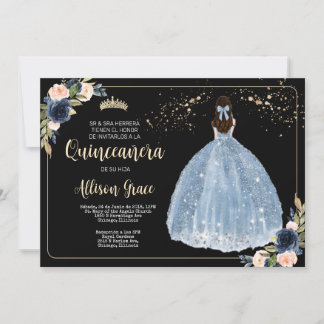 Spanische Quinceñera laden, 15 Geburtstagsparty ei Einladung