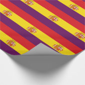 Spanische republikanische Flagge - Bandera Geschenkpapier (Ecke)